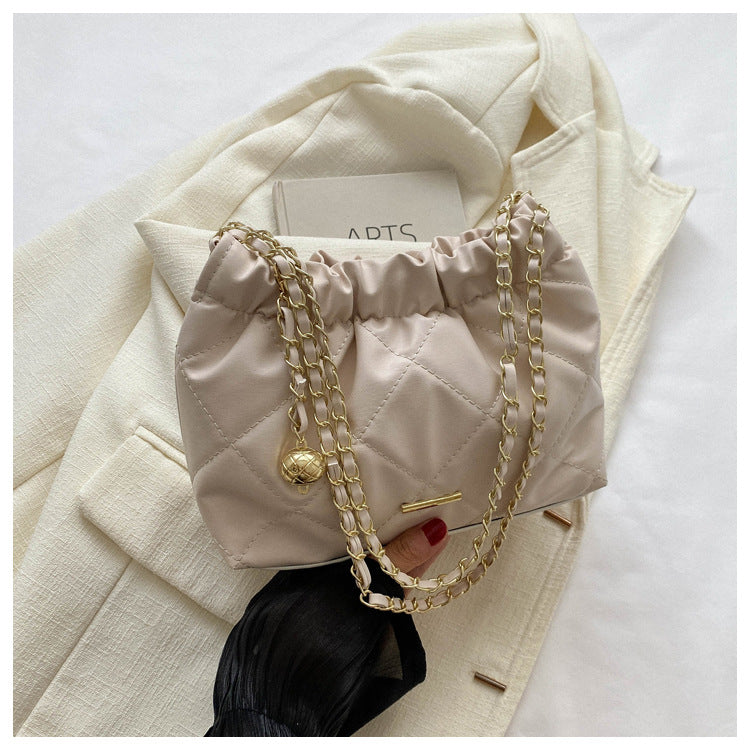 Wholesale New Fashion Casual Diamond Chain Shoulder Bag