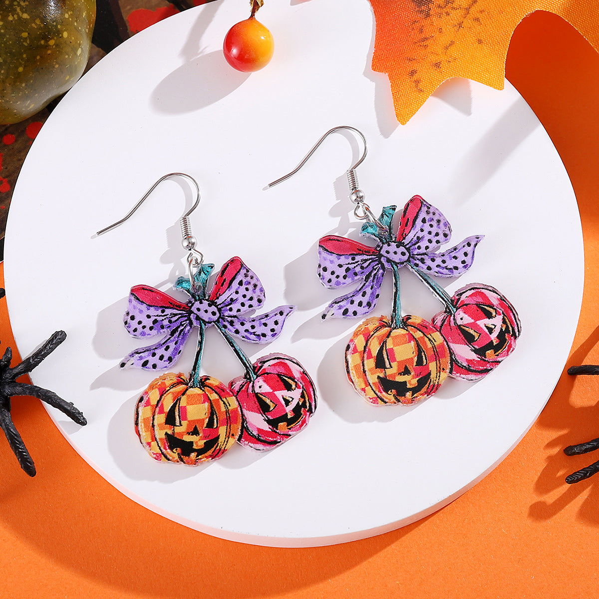 Wholesale  Acrylic Gothic Style Funny Pendant Earrings