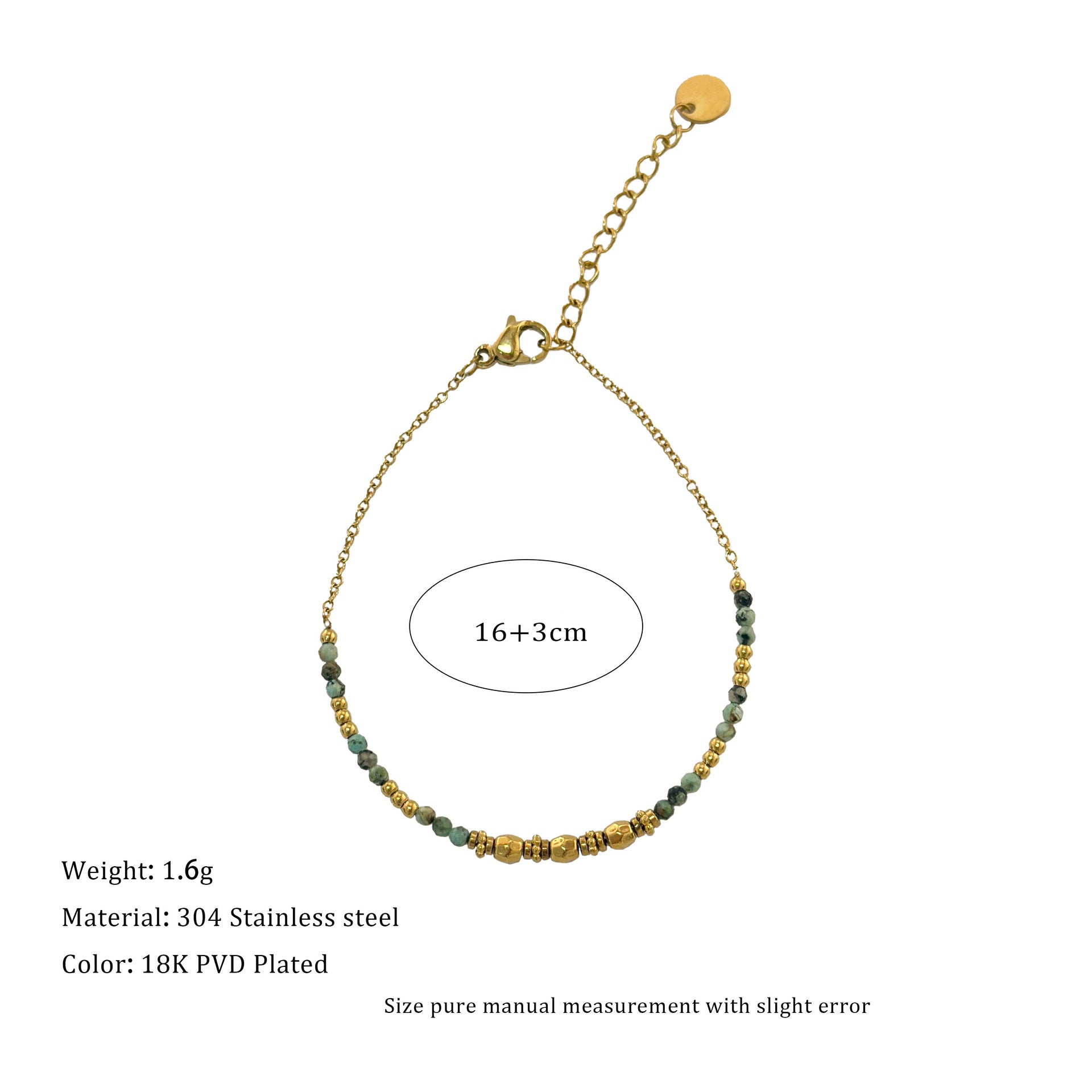 Wholesale natural jasper stone bracelet