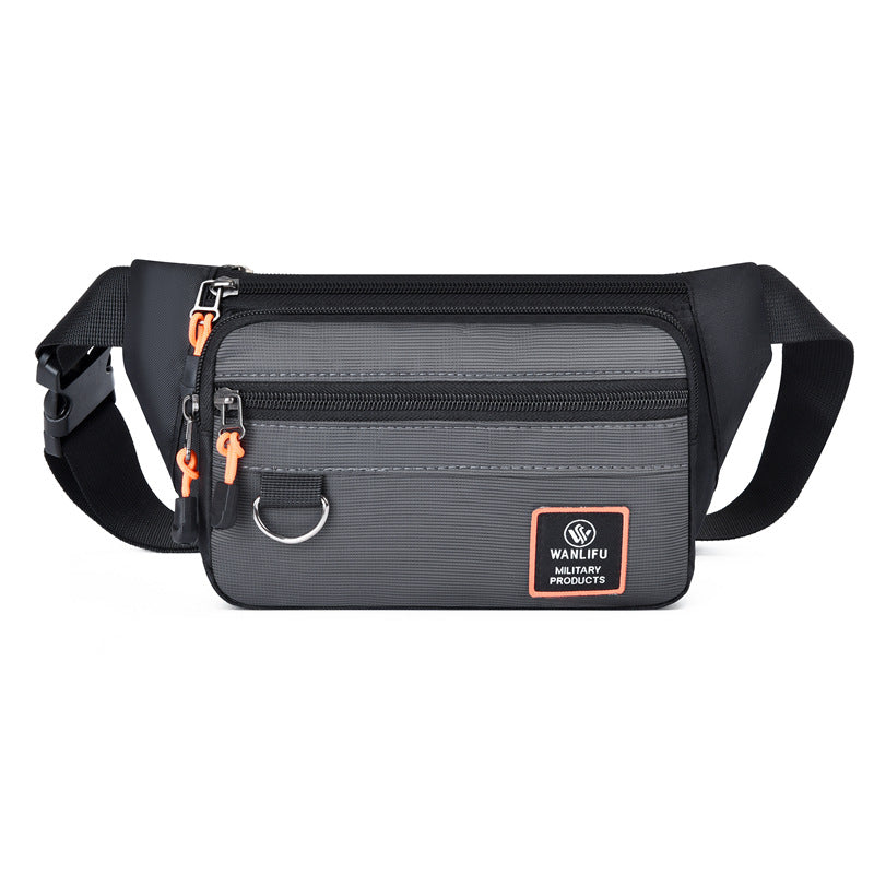 Wholesale Waist Bag Men Multi-compartment Chest Bag Messenger Bag