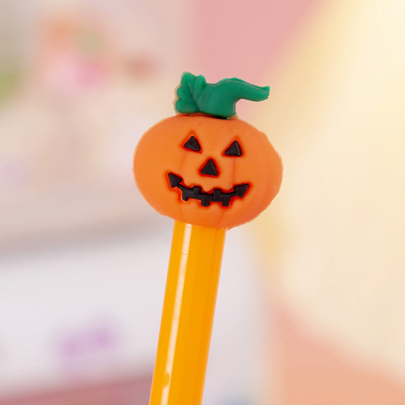 Wholesale Halloween Pumpkin Ghost Plastic Rollerball Pen
