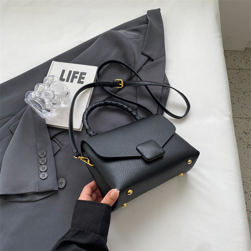 Wholesale Retro Shoulder Crossbody Bag Texture Small Square Bag