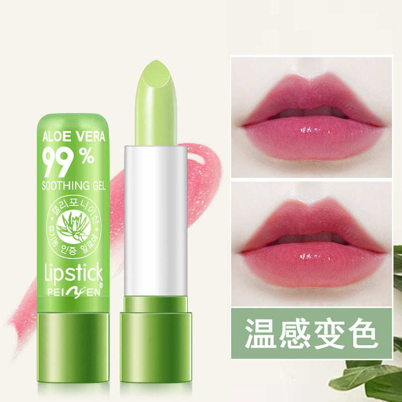 Wholesale Moisturizing Aloe Vera Color Changing Lip Balm