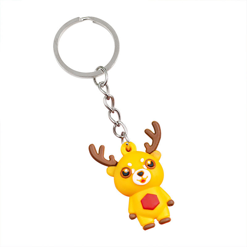Wholesale Christmas Cartoon Silicone Keychain