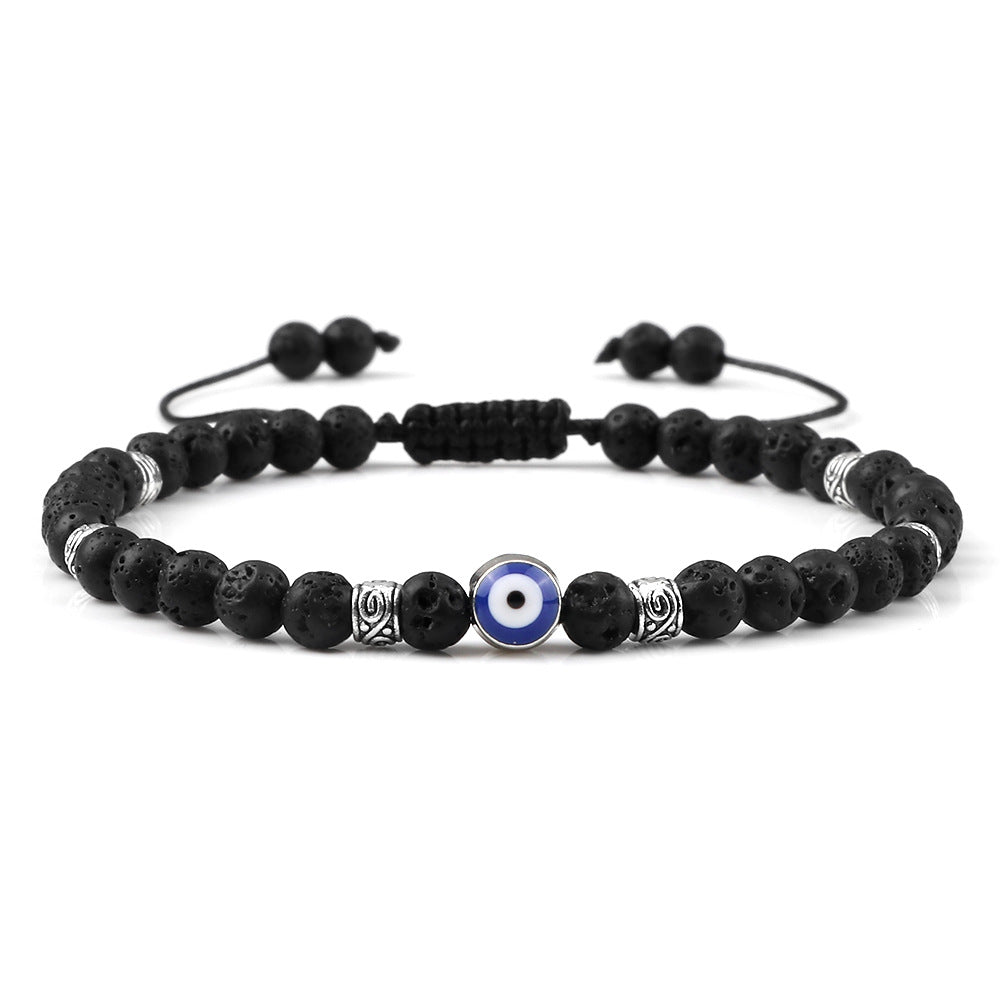 Wholesale Vintage Devil' s Eye Bead Weaving Bracelet