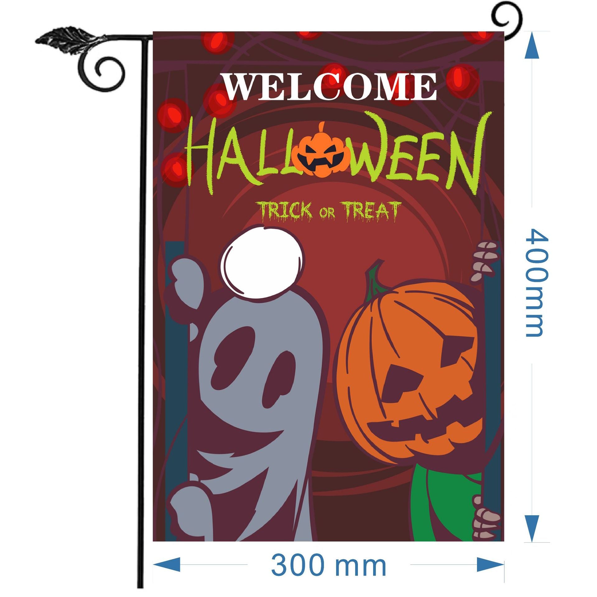 Wholesale Christmas garden flag linen print outdoor small flag yard decoration flag