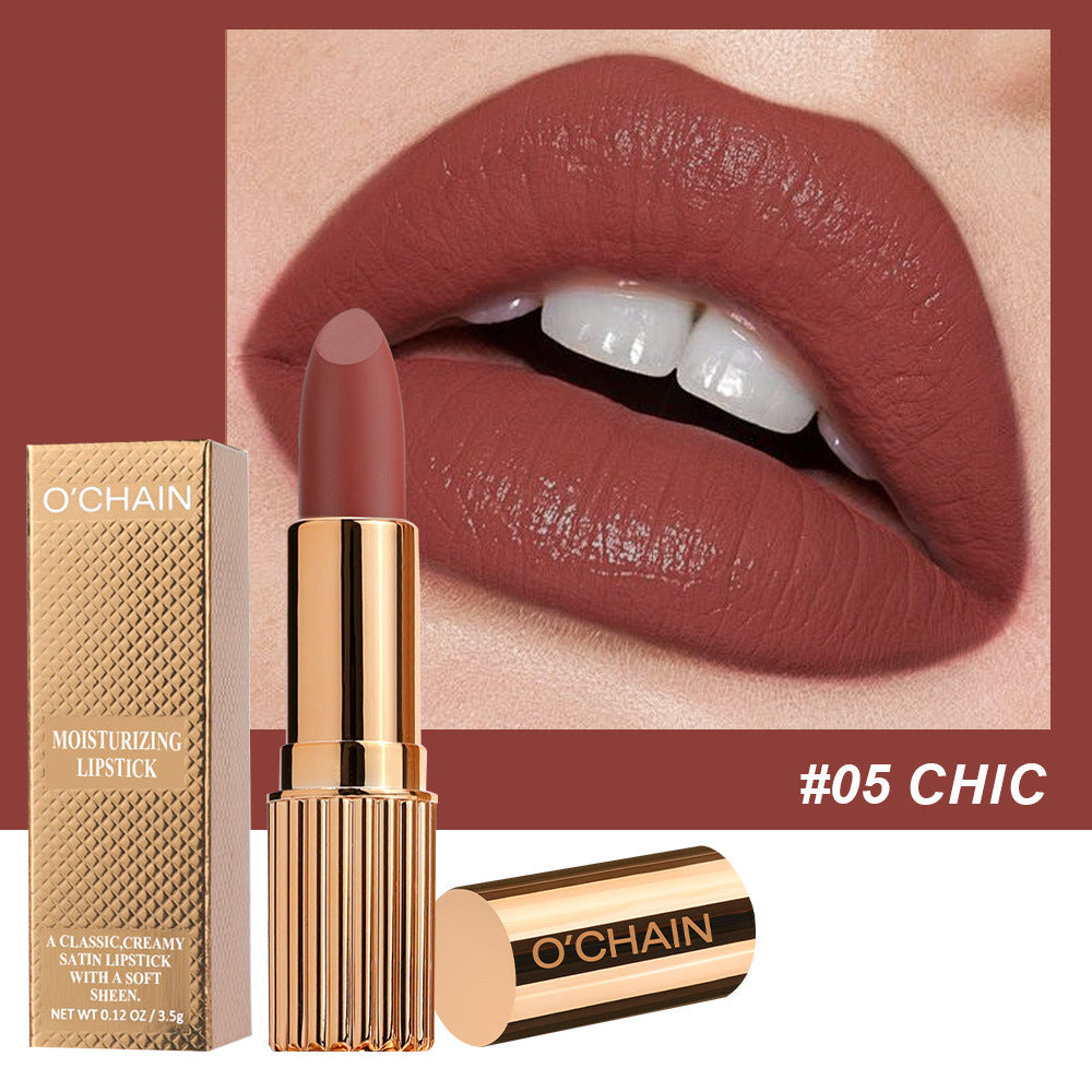 Wholesale No fading, no fading lipstick, no stain, lip plumping mirror moisturizing lipstick