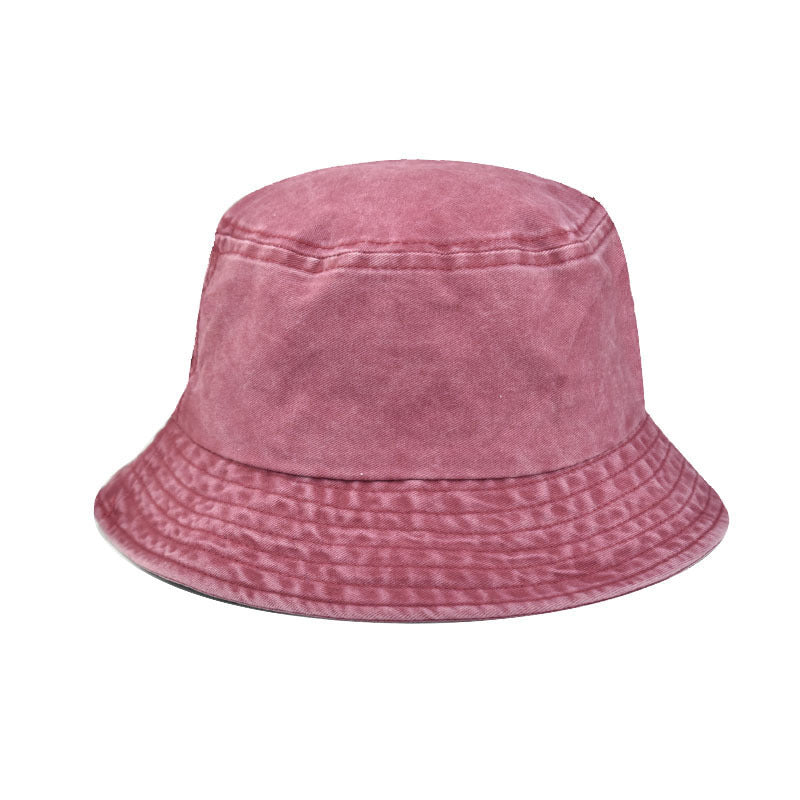 Wholesale Cotton Washed Women's Basin Hat Distressed Fisherman Hat