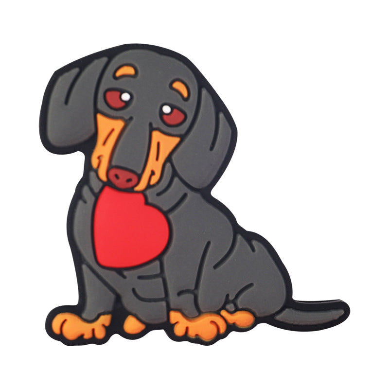 Wholesale 20pcs    Puppy silicone beads  Focal Beads