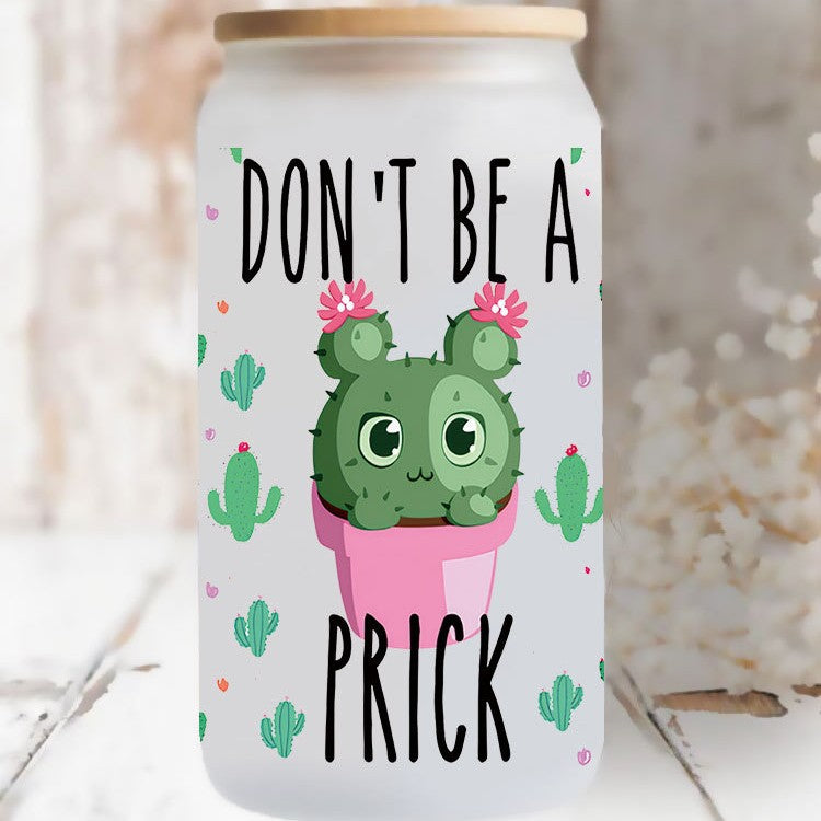 Wholesale Uv Transfer Sticker Glass Cup 16oz Cup UV DTF Wraps