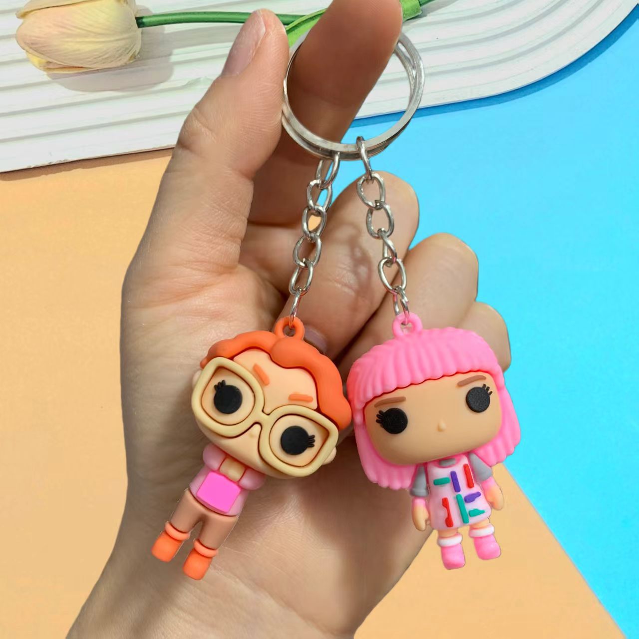 Wholesale cute cartoon Keychains