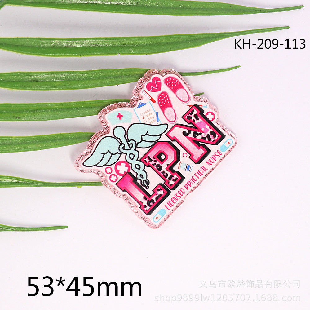 Wholesale 10pcs Car Medical Acrylic Patch Accessories