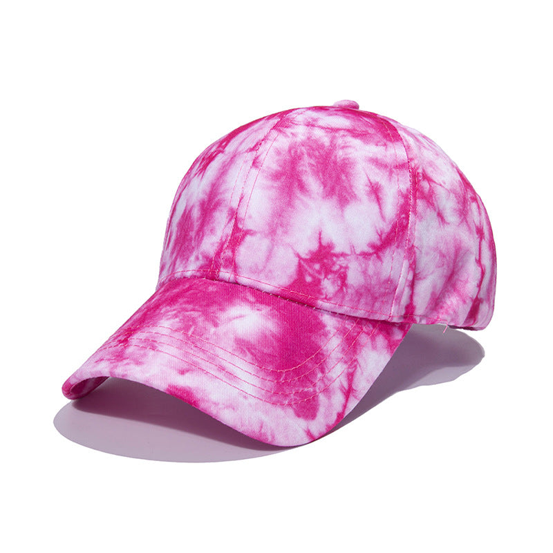 Wholesale Hip Hop Visor Tie Dye Polyester Baseball Cap