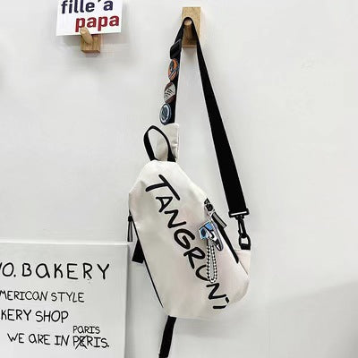Wholesale Messenger bag sports waist bag casual fashion shoulder bag student personality small cross bag chest bag
