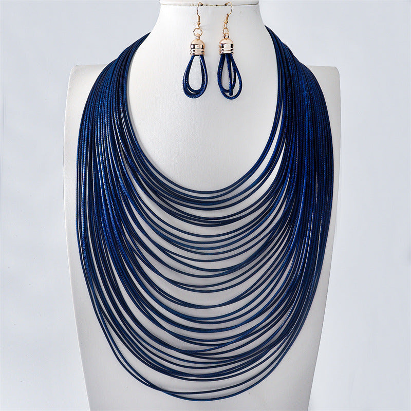 Wholesale New Hand-woven Multi-layer Necklace