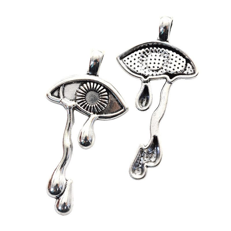 Wholesale Antique Silver Alloy Eye Of Horus Pendant 16 Styles For Necklace Keychain DIY Jewelry Accessory