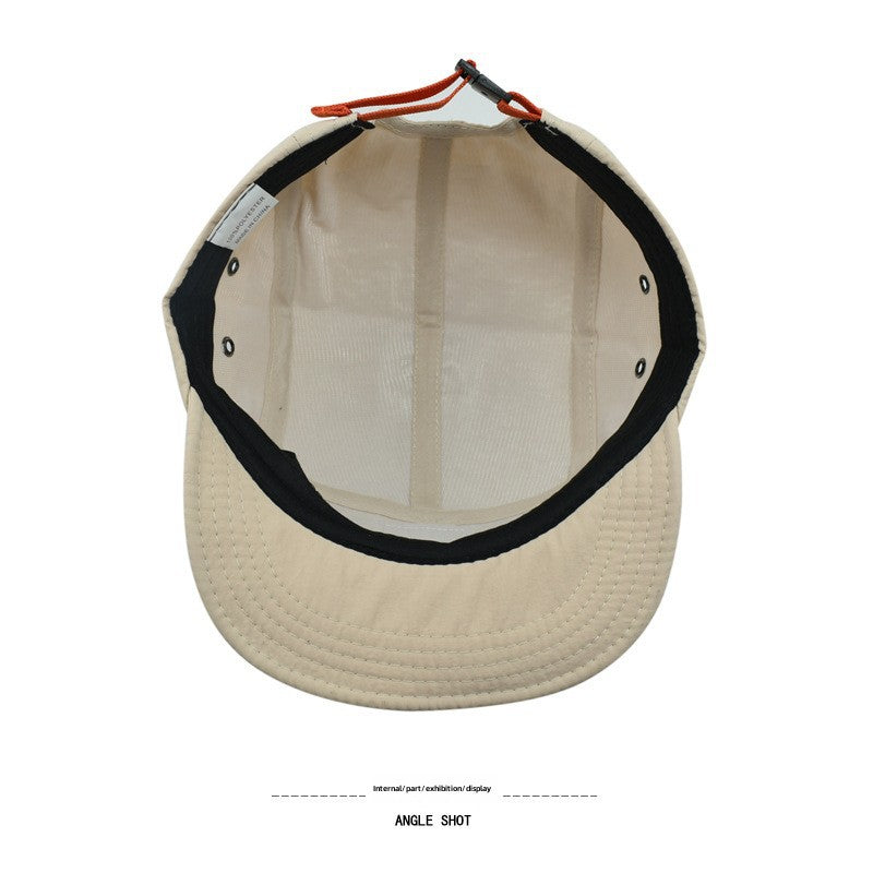 Wholesale Hip-hop style short brim retro sun visor soft top baseball hat