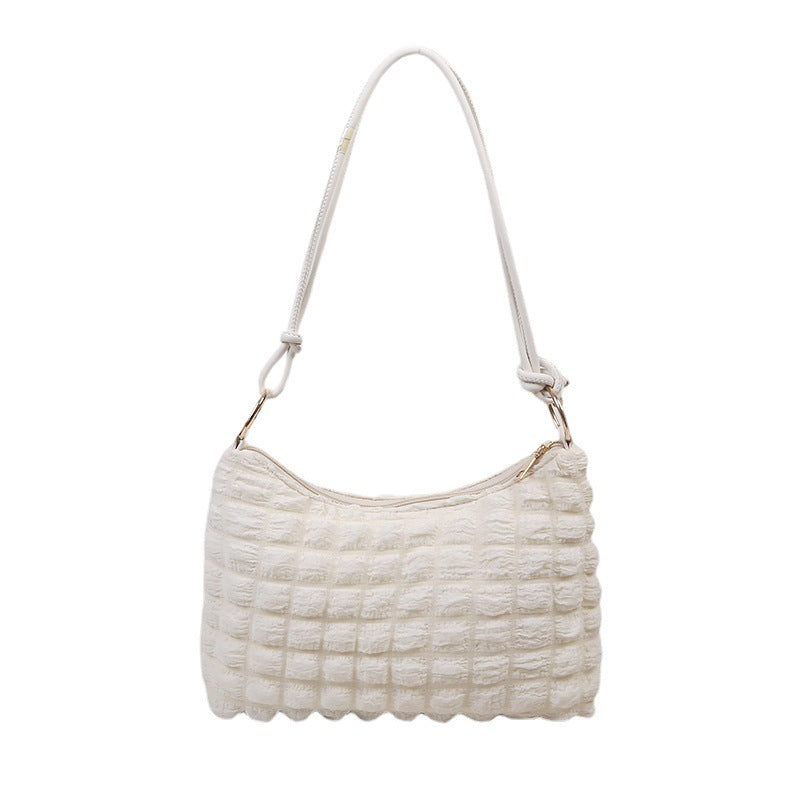 Wholesale Yunduo Lingge Pleated High Capacity Shoulder Bag