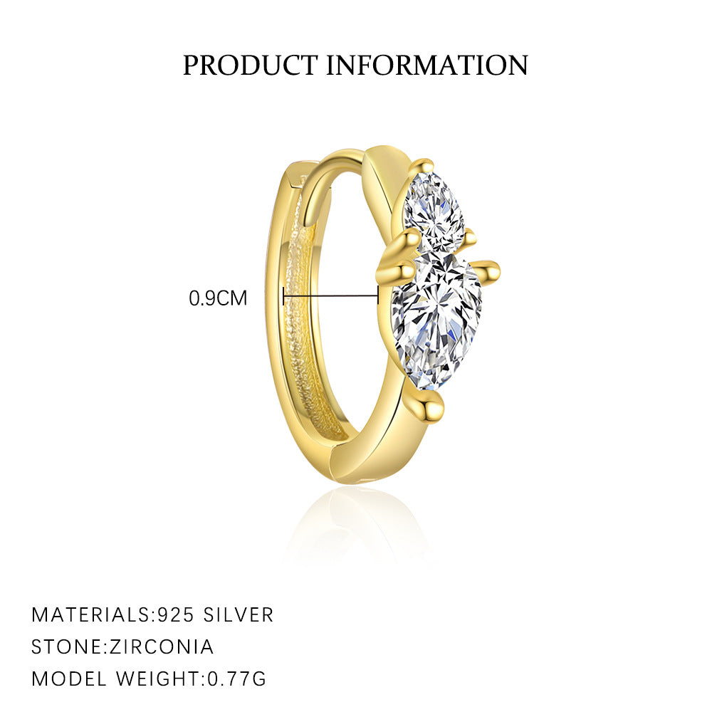 Wholesale Branch and leaf earrings Ear Studs