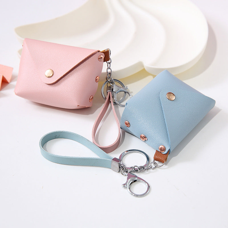 Wholesale Pu Leather Bracelet Mini Storage Keychain