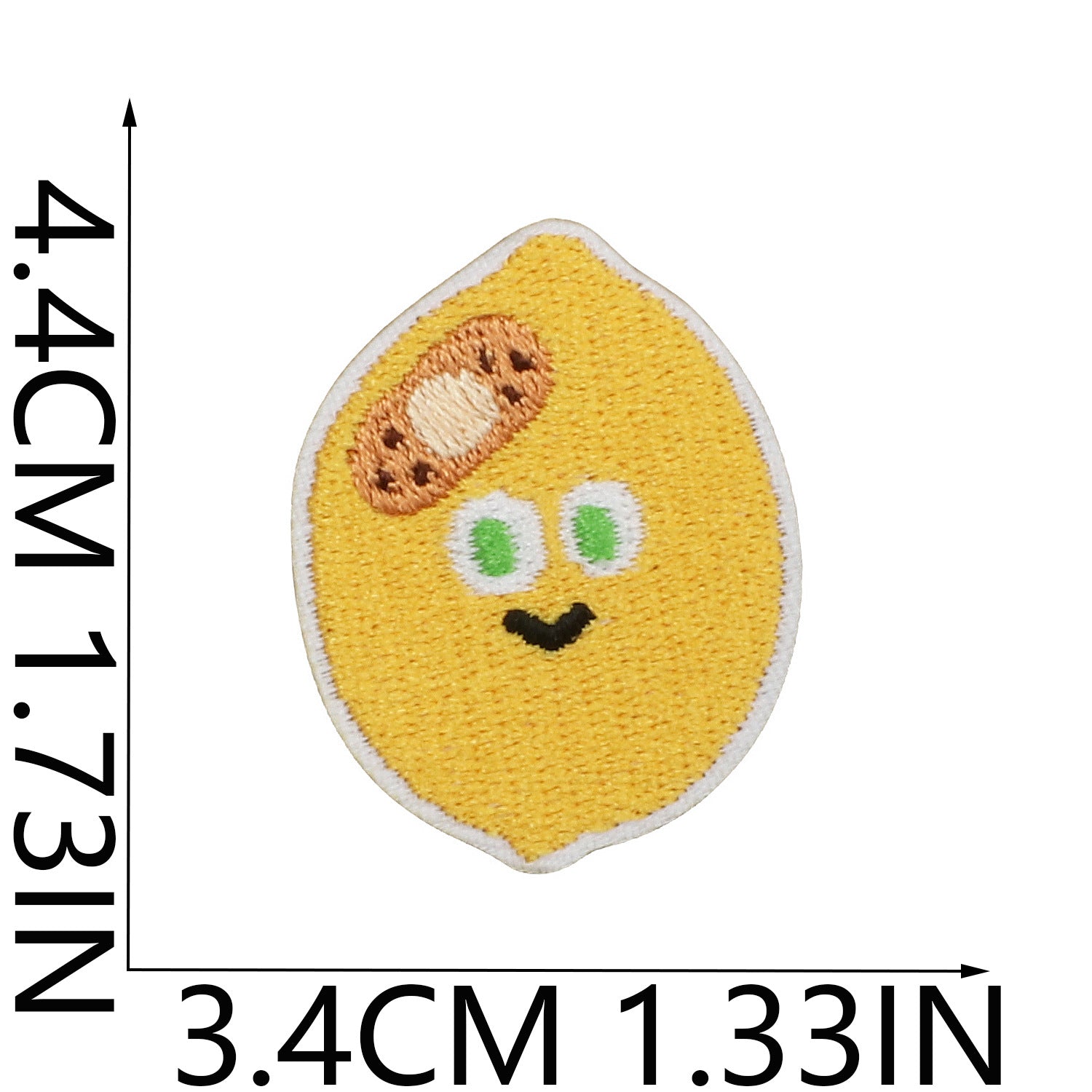Wholesale Cute Orange Banana Embroidered Fruit Patches For Clothing DIY Accessory