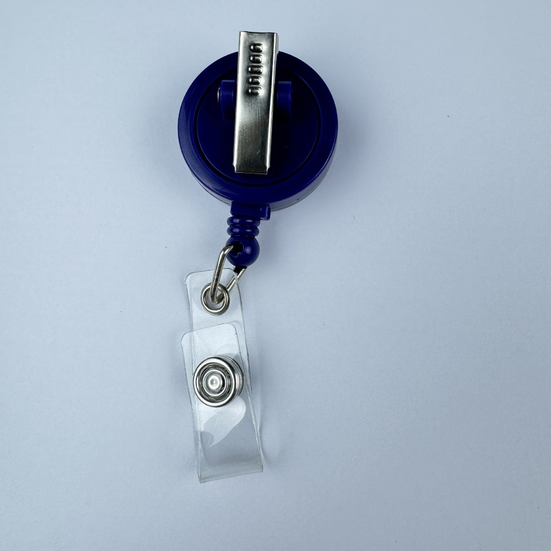 Wholesale Transparent & UnTransparent color Alligator Clip Easy-Pull Buckle Badge Reels Keychains