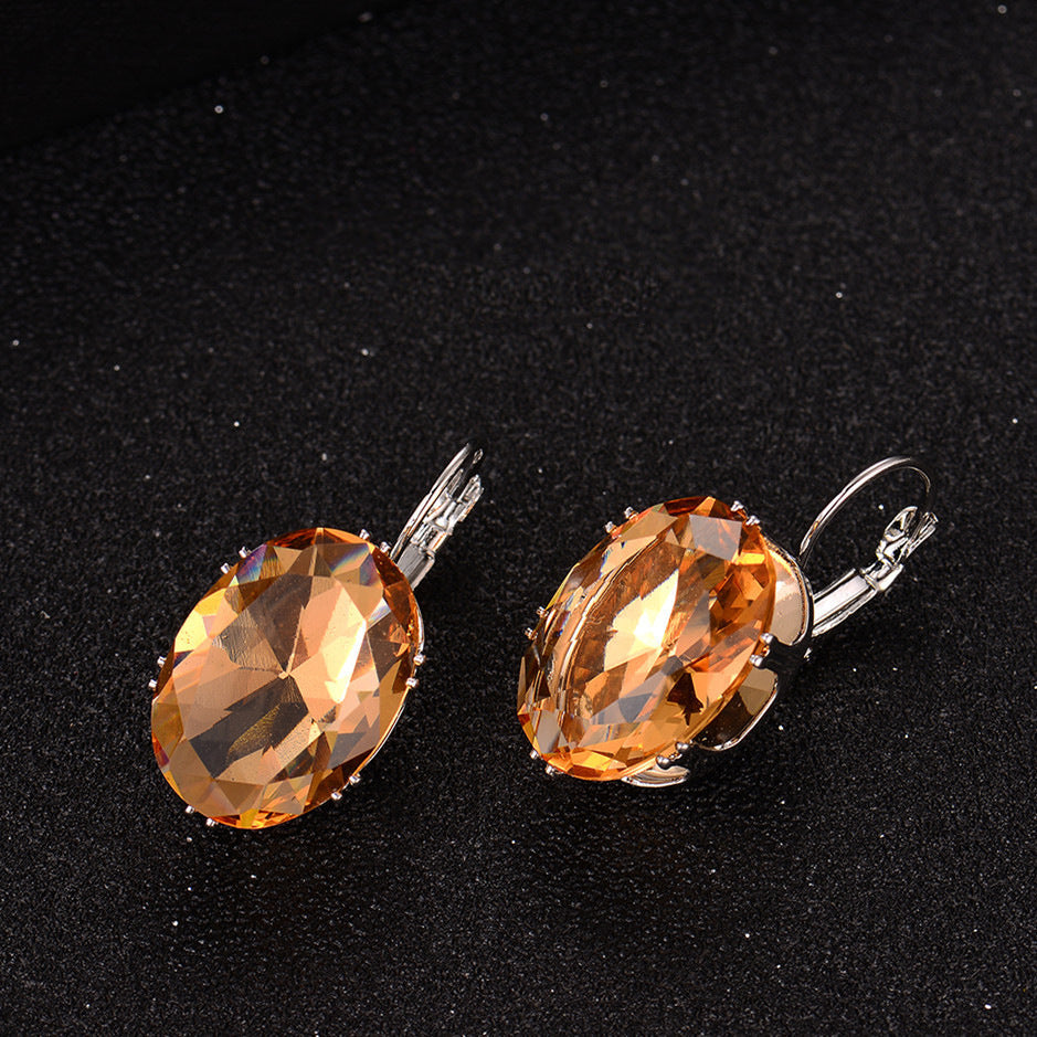 Wholesale Micropaved Square Diamond Zirconia Earrings