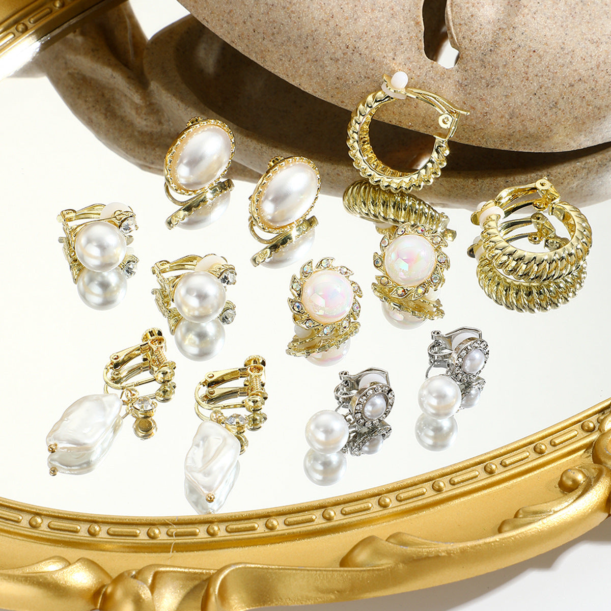 Wholesale Pearl Simple Ear Bone Clip No Ear Piercing High-end Pearl Ear Clip