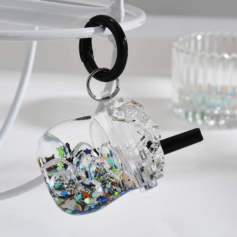 Wholesale Into Oil Luminous Iceberg Cup Acrylic Keychains