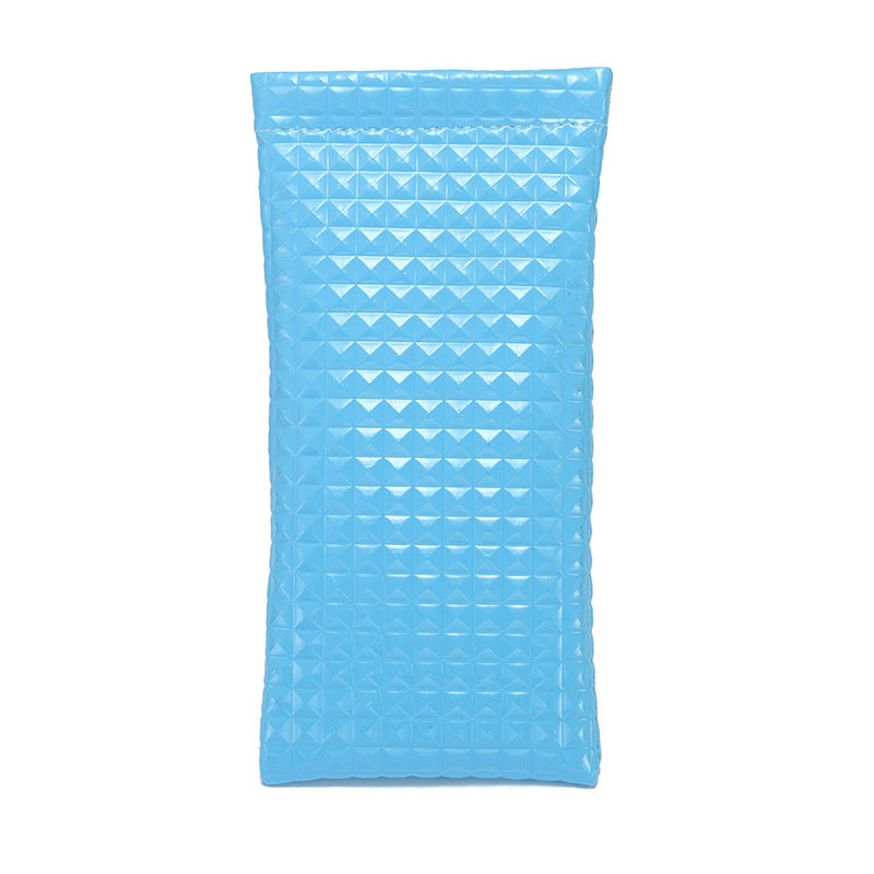 Wholesale PU Leather Bullet Mouth Portable Eyewear Bags for Storing Eyewear Cases