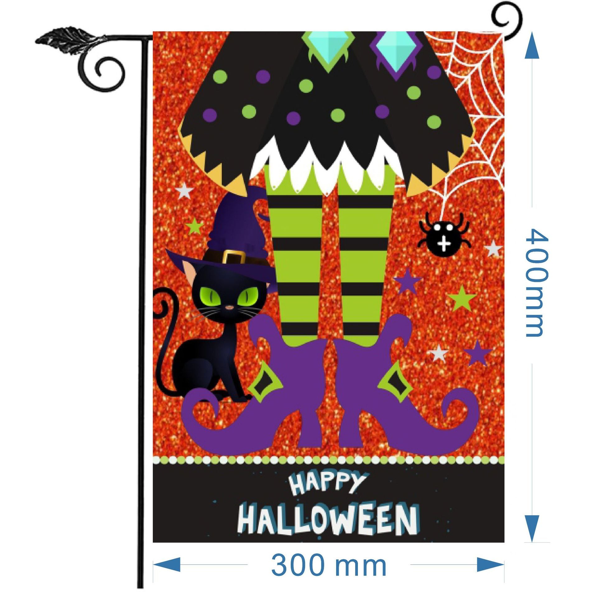 Wholesale Christmas garden flag linen print outdoor small flag yard decoration flag