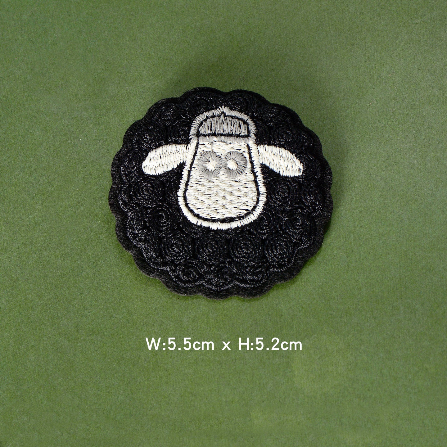 Wholesale Chic Embroidered Cartoon Sheep Patch Plush DIY Badge For Towel And Clothing Decoration