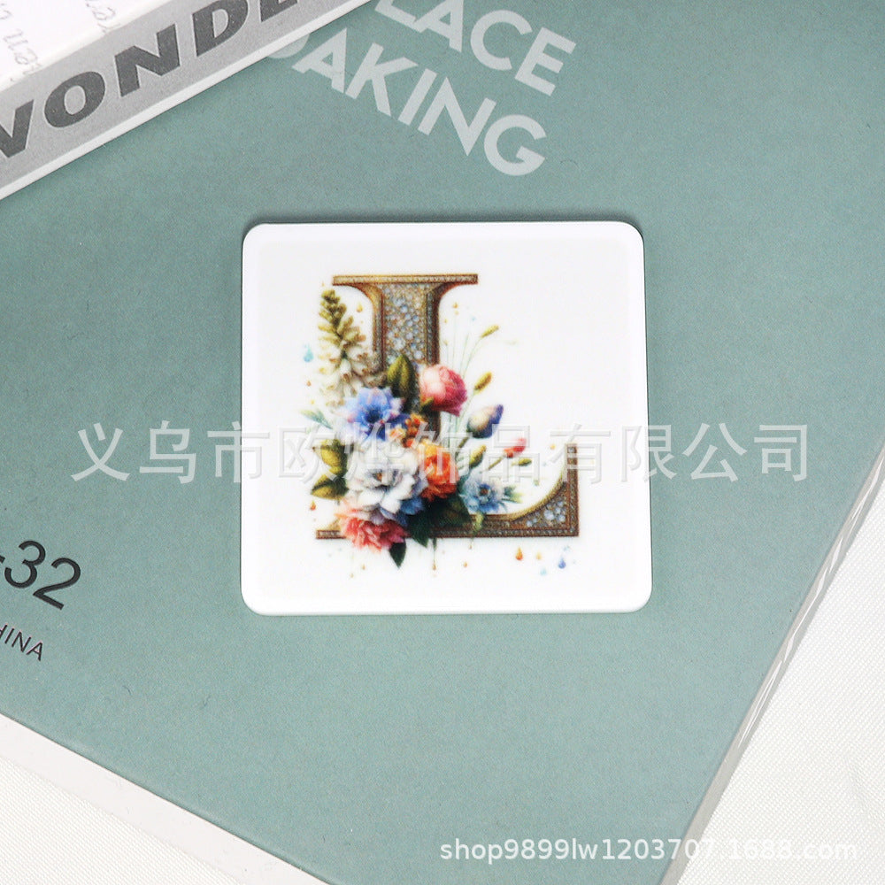 Wholesale 10pcs Cartoon Square Butterfly Personalized Bag FlatBack