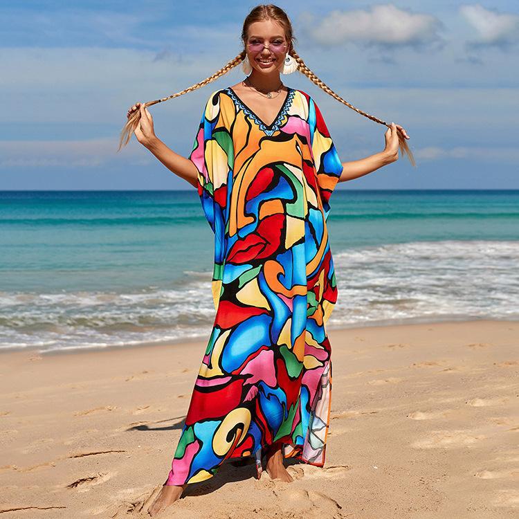 Wholesale Loose Robe Cotton Swimwear