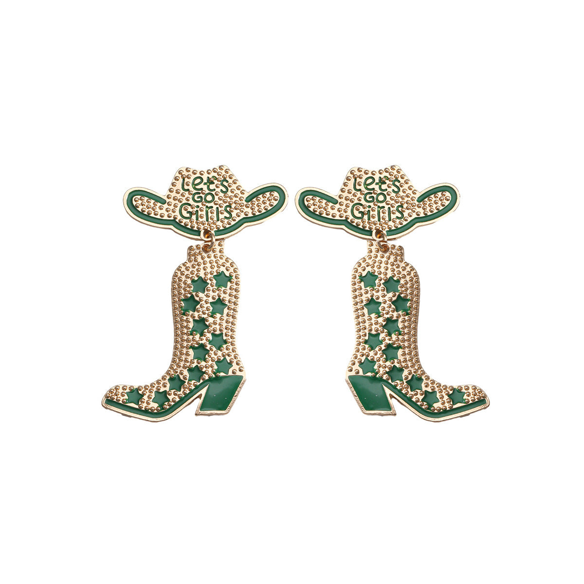 Wholesale Western Cowboy Hats, Boots, Alloy Earrings