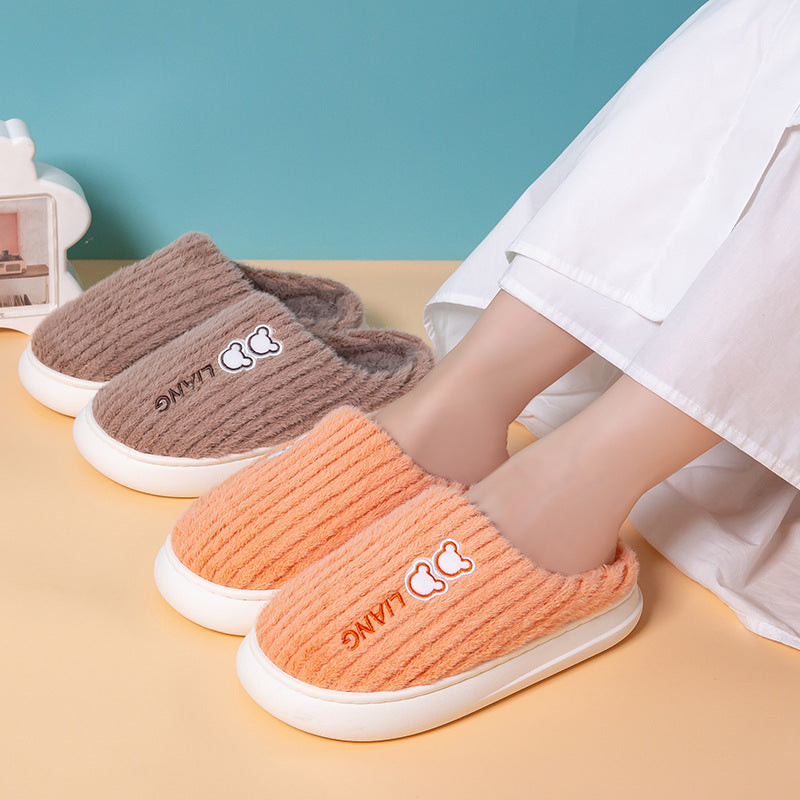 Wholesale Winter Cotton Slippers for Home Use Warm Cotton Slippers