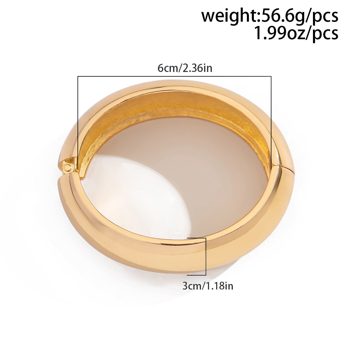 Wholesale exaggerated faceted geometric bracelet