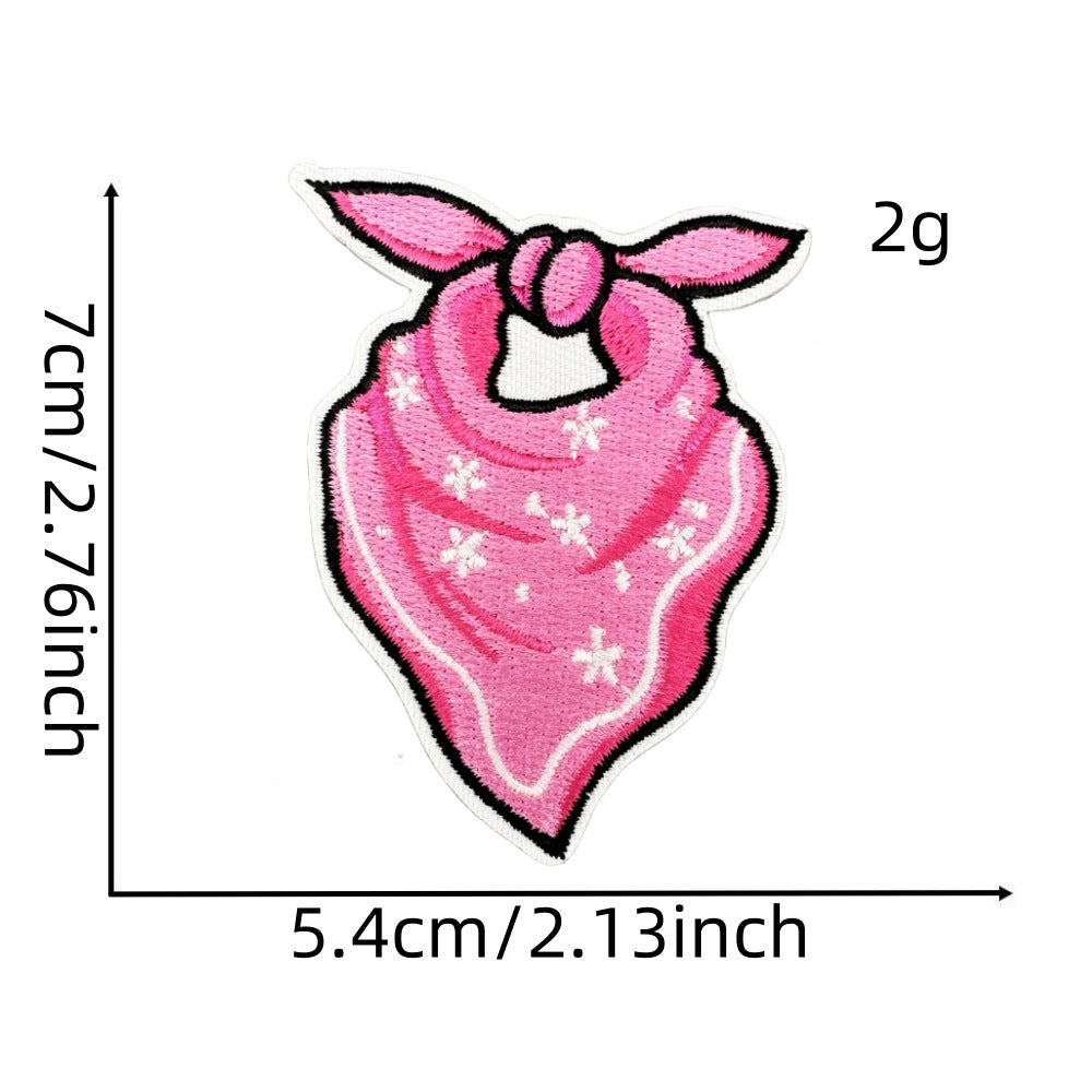 Wholesale Pink Western-style Cartoon Embroidery DIY patches