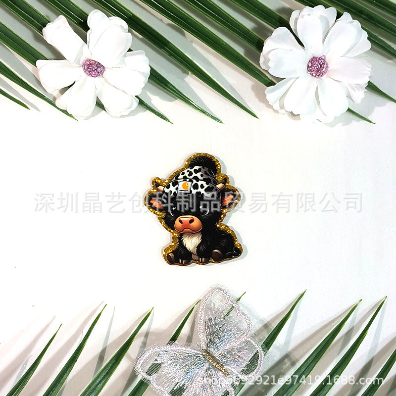 Wholesale 10pcs/pack Sequin Acrylic DIY Accessories