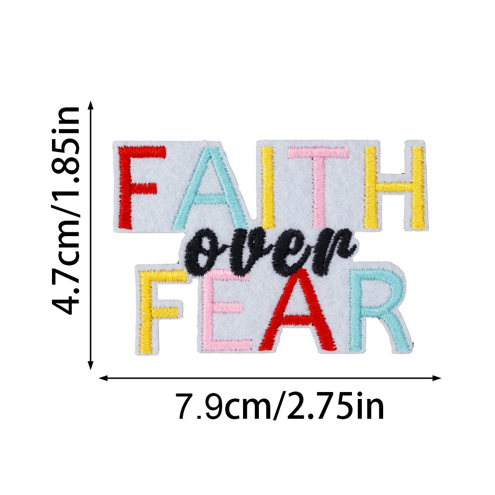 Wholesale Embroidered Patch Set Prayer Theme DIY Decoration
