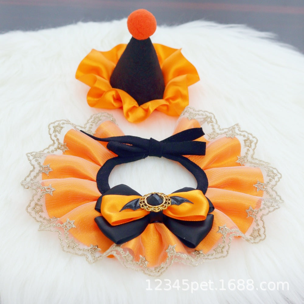Wholesale  Pet Collar Pet Bib Bib Party Jewelry Hat Dog Cat Festival