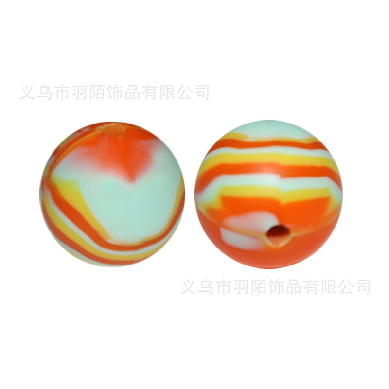 Wholesale 50PCS Rainbow Mixed Color Silicone Balls