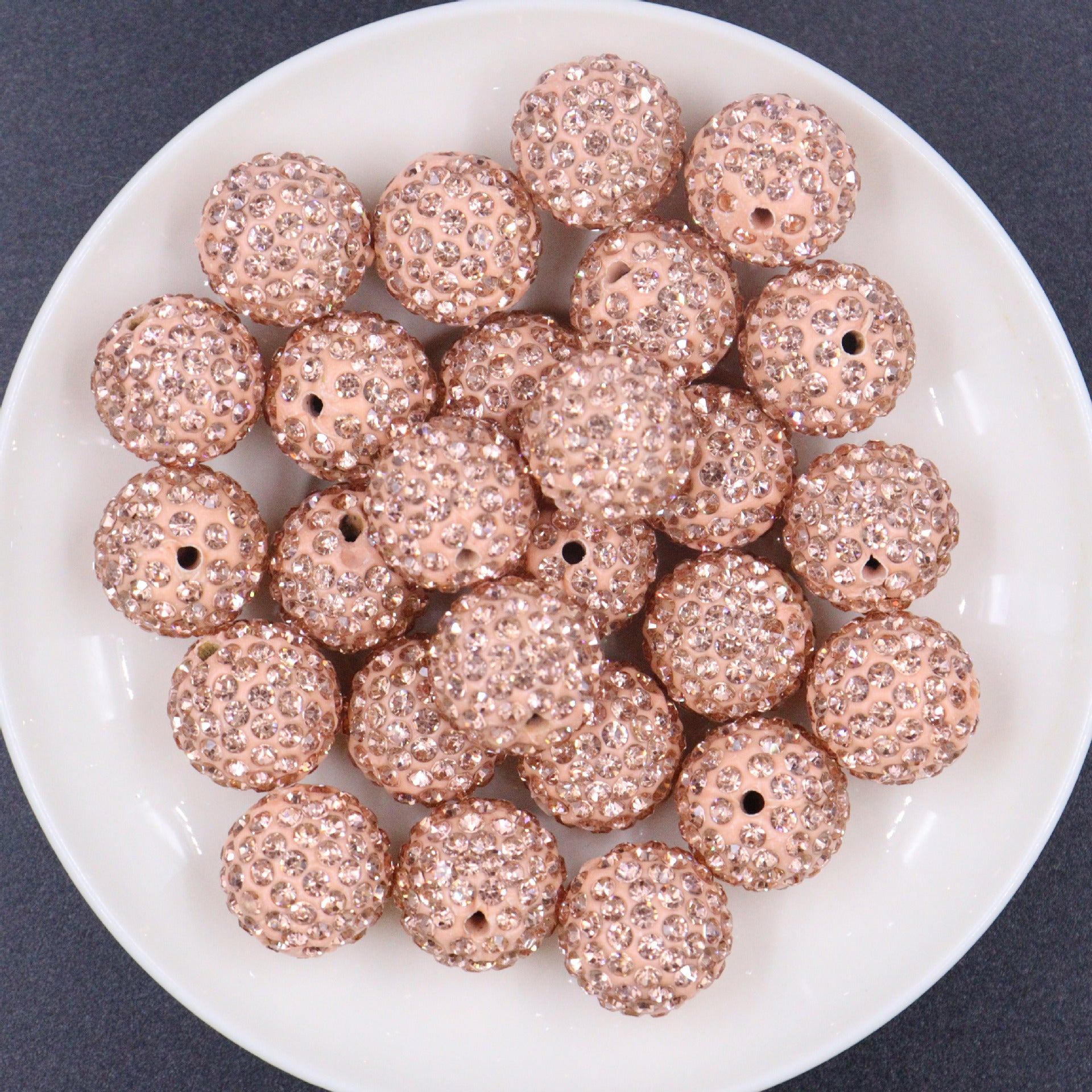 Wholesale 100pcs 8mm-12mm  Diamond Balls Handmade Diy Beads
