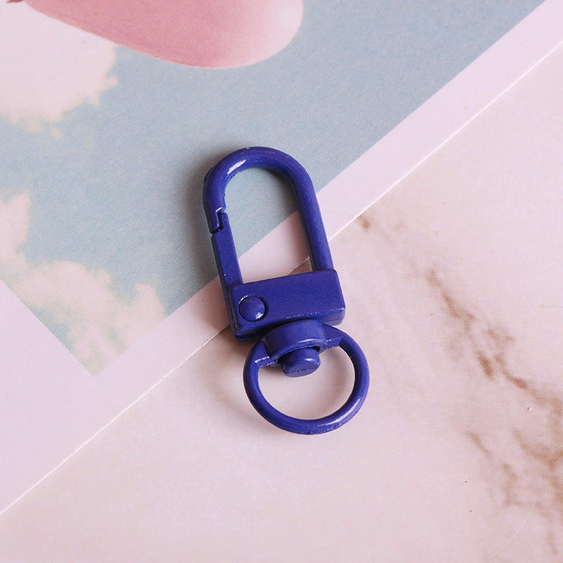 Wholesale DIY Metal Paint Color Keychain Accessories