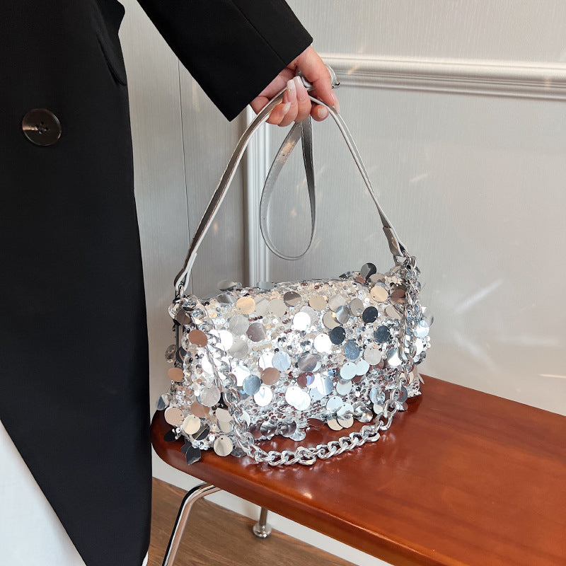 Wholesale Chain Portable Sequin Bags