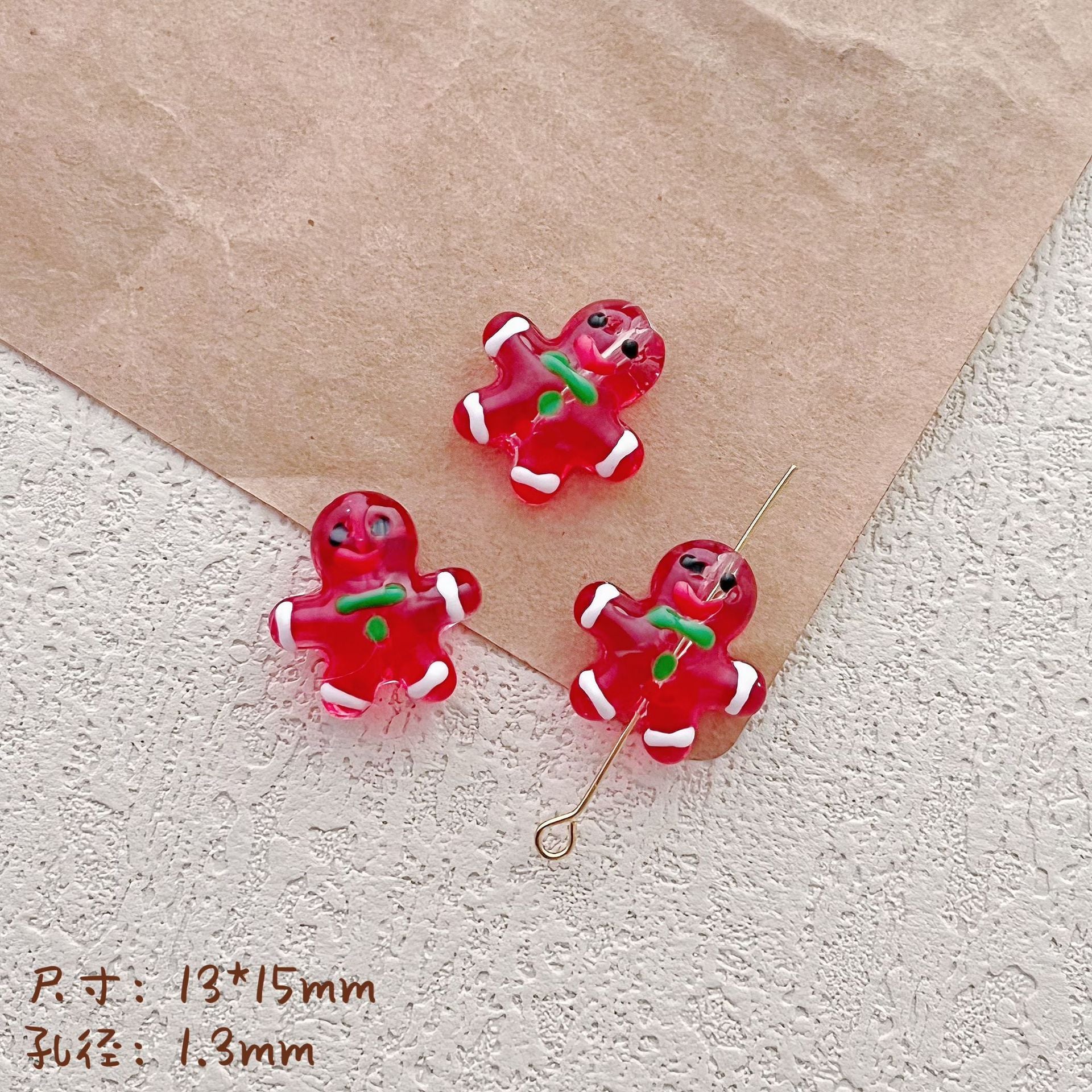 Wholesale 10pcs Christmas colored cartoon