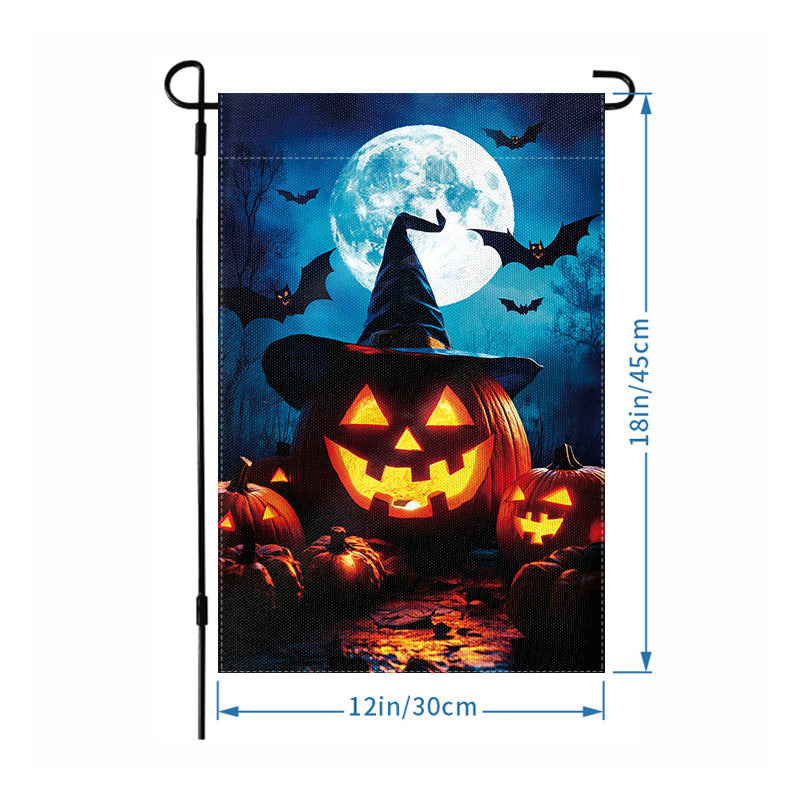Wholesale Halloween Garden Flag Skull Hanging Flag Party Atmosphere Garden Flag