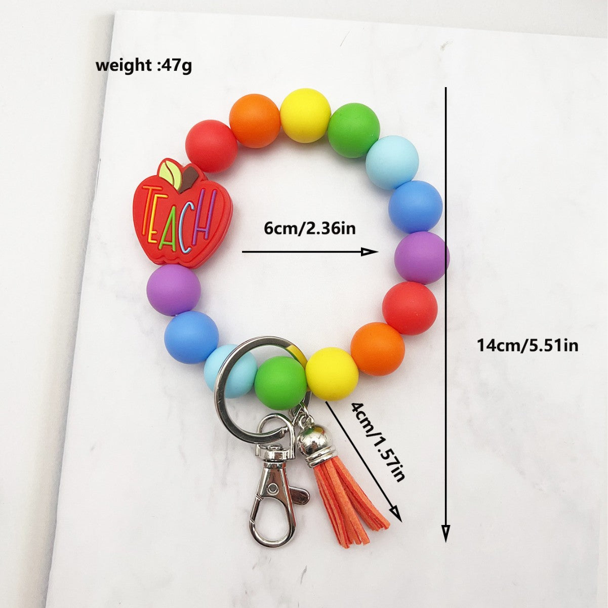 Wholesale Silicone Apple keychain
