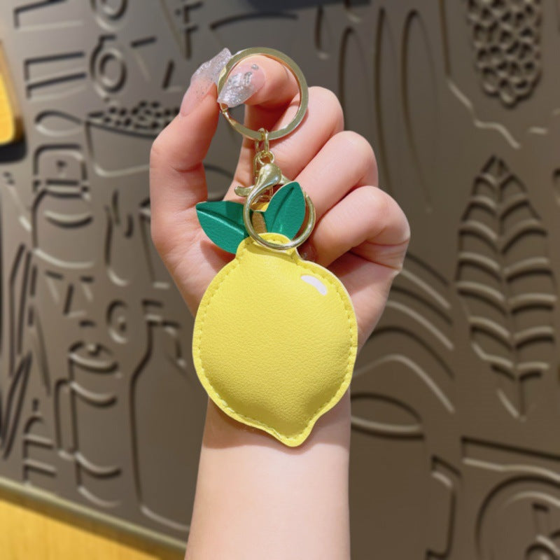 Wholesale Multicolor apple keychain charm