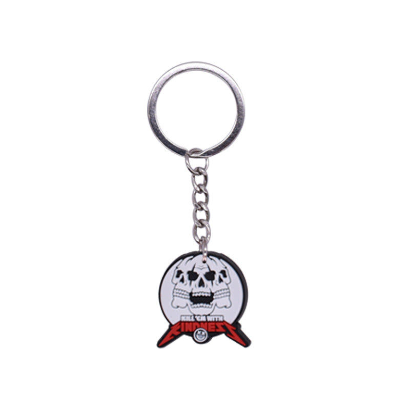 Wholesale 10pcs/pack Cartoon Horror Gesture PVC Keychain